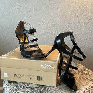 Michael Kors black strappy sandals